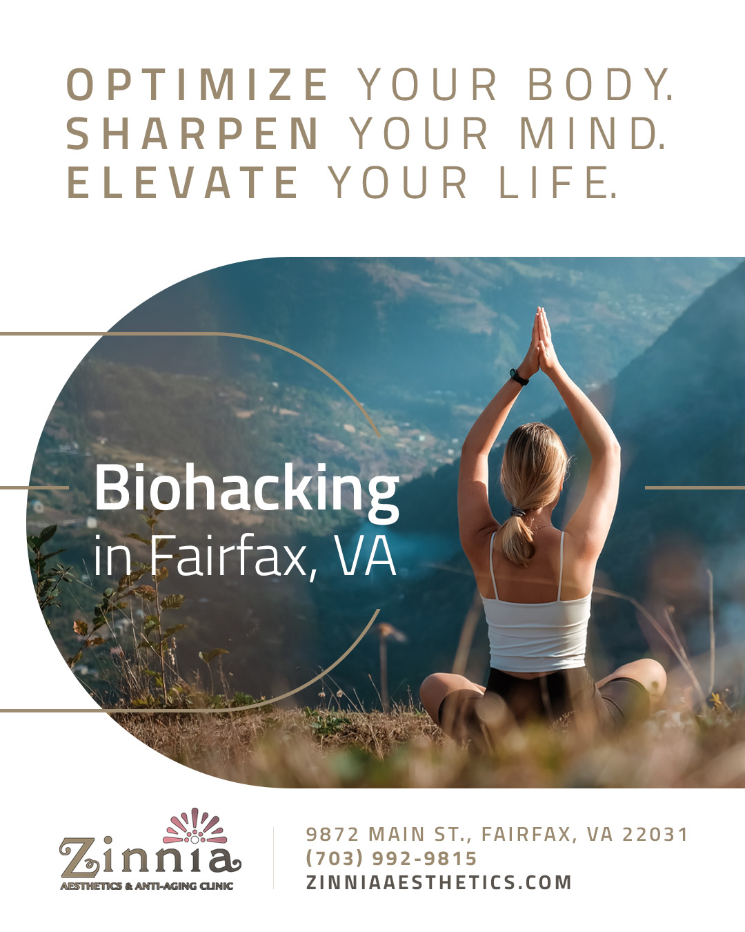 Biohacking in Fairfax, VA Optimize Your Body. Sharpen Your Mind. Elevate Your Life.